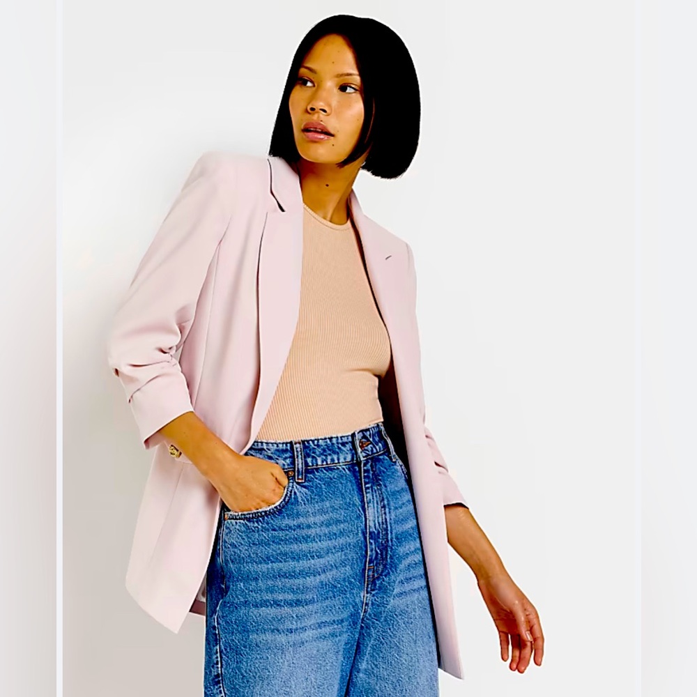 H & M Light Pink Blazer